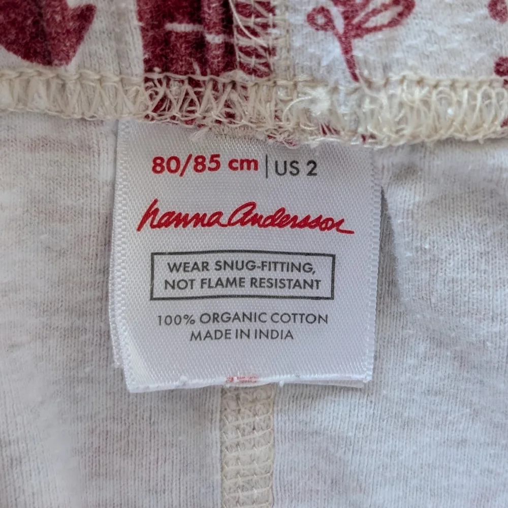 Hanna Andersson Long John Pajama Set In Get Baking Size 2